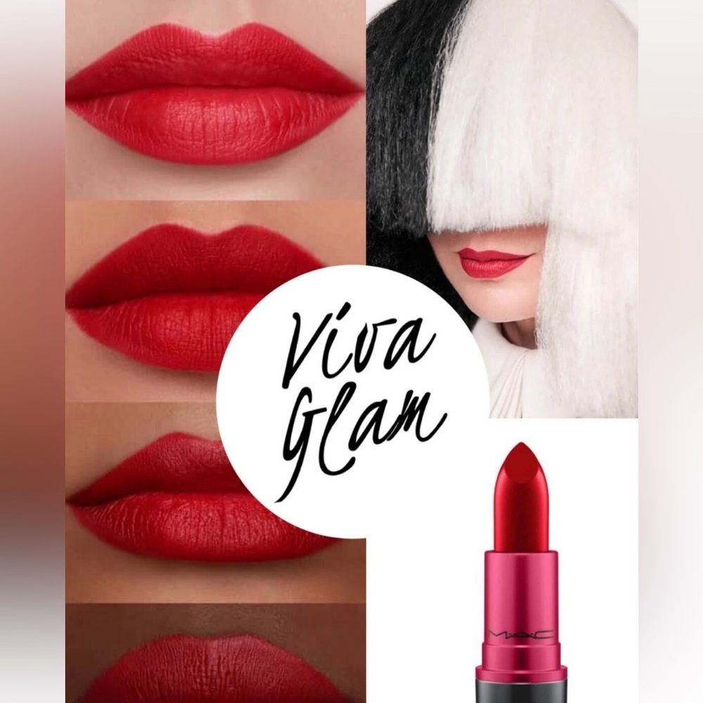 MAC 'Viva Glam Sia' Matte Lipstick - Lush Tomato Red Ltd Ed NIB
